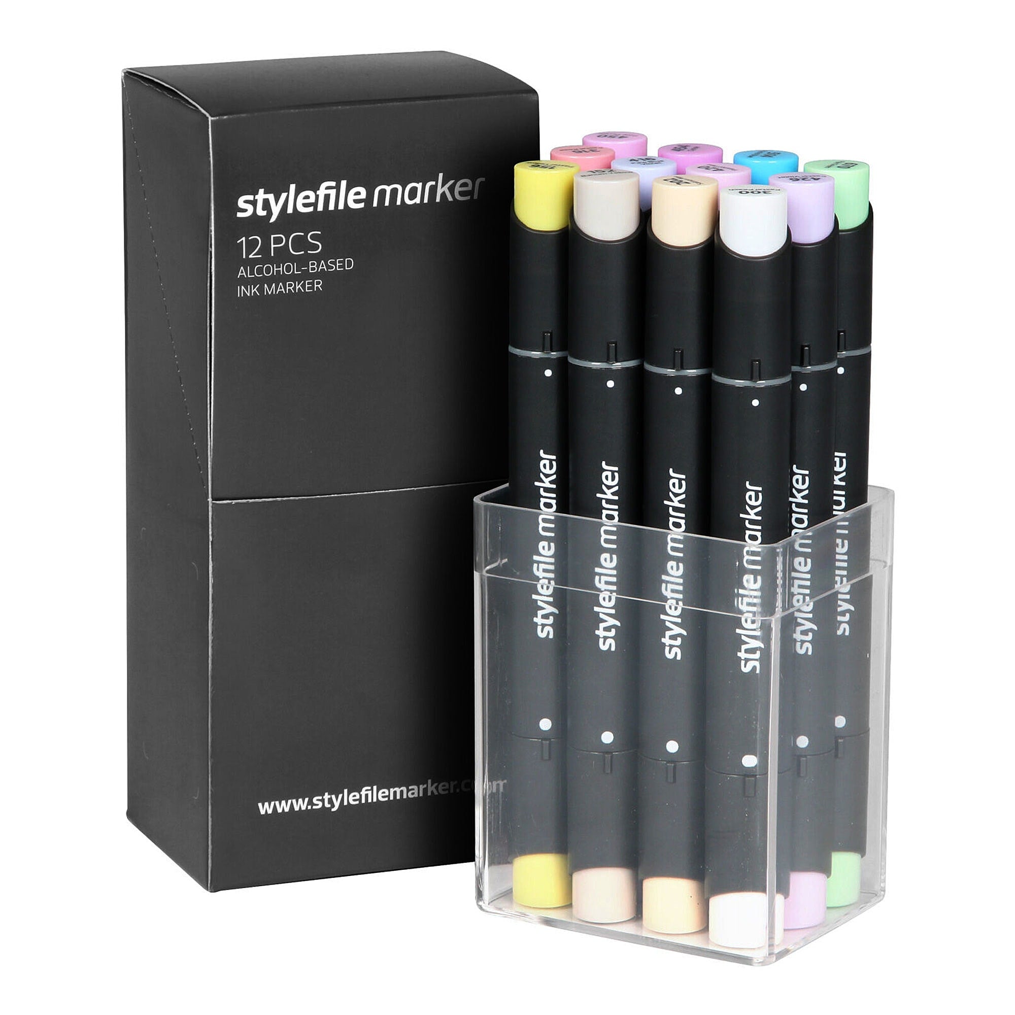 Stylefile<br>marker 12er pastell set