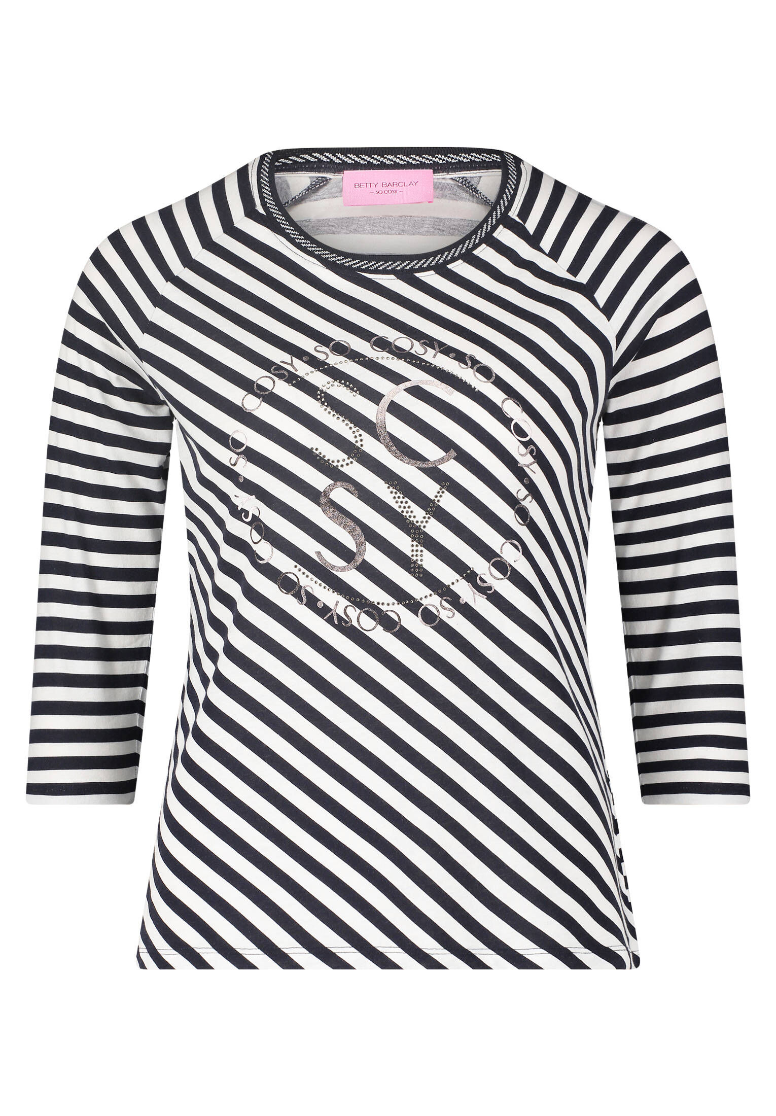Betty Barclay| Damen Ringelshirt mit Schmucksteinen
