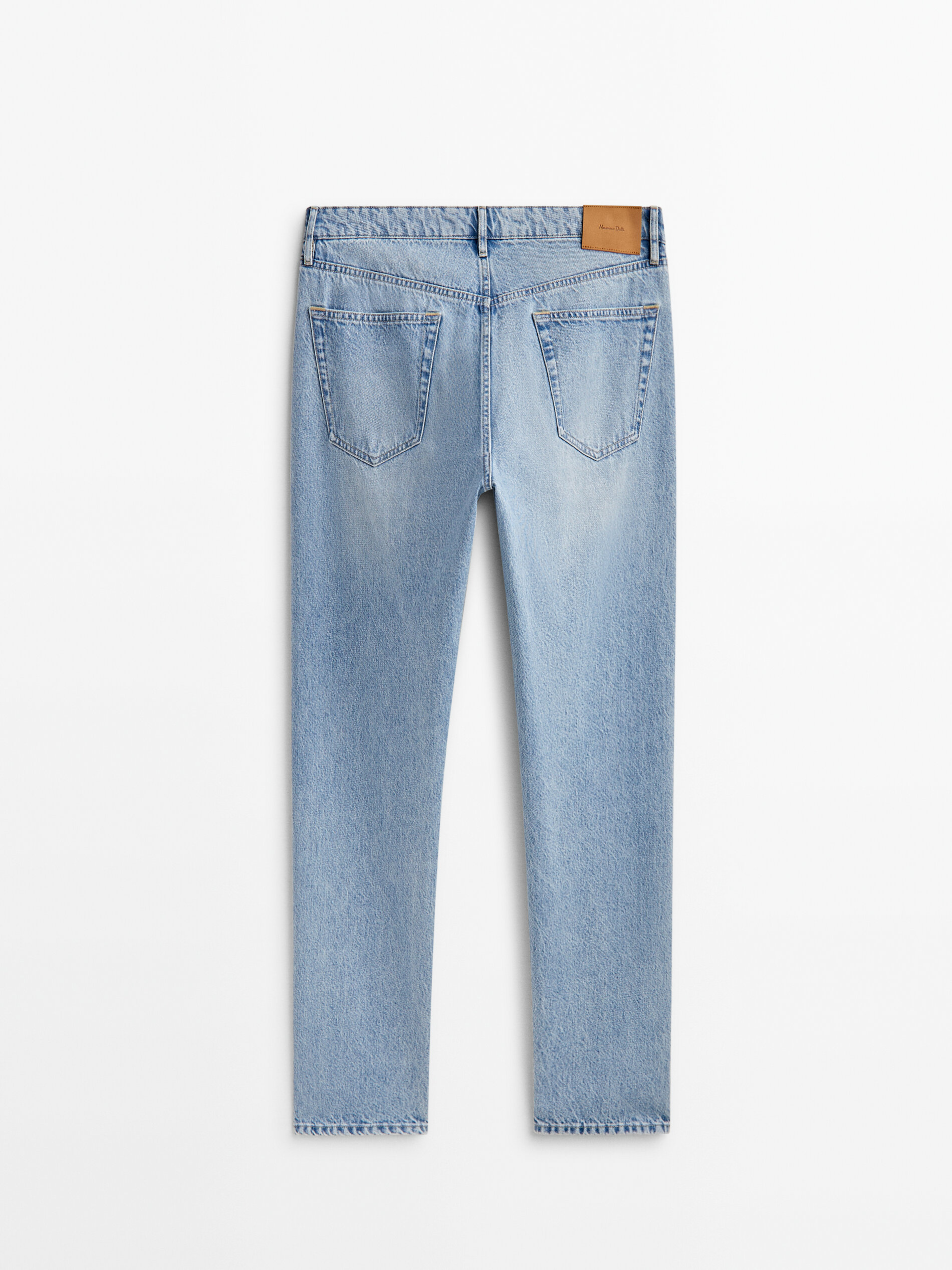 Calça vaquero com corte afunilado - INDIGO