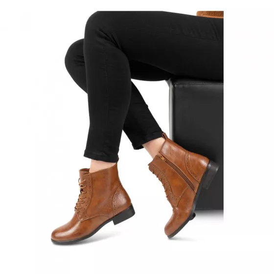 Bottines COGNAC MERRY SCOTT