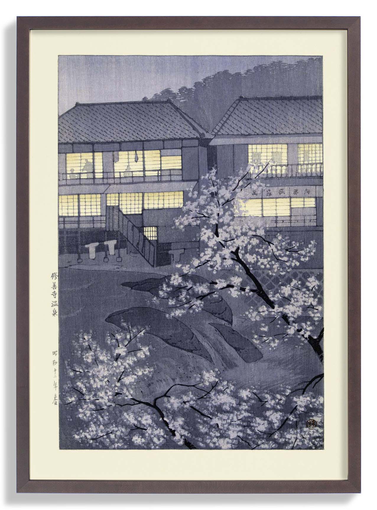 Die heißen Quellen von Shuzenji von Kasamatsu Shirô