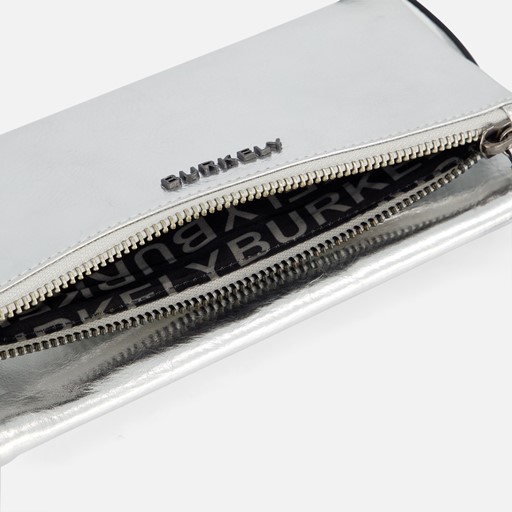 Burkely Rock Ruby Phone Bag zilver Leer
