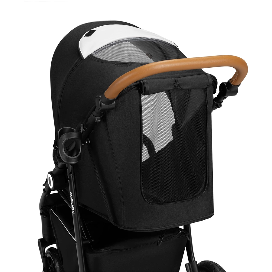 lionelo Kinderwagen Natt Black Onyx