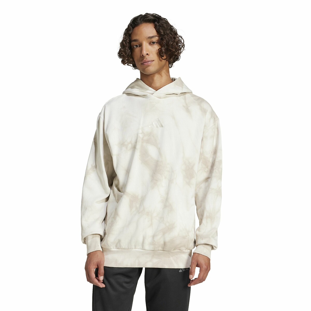 ADIDAS ROUPAS ESPORTIVAS<br>Moletom com capuz e efeito tie-dye