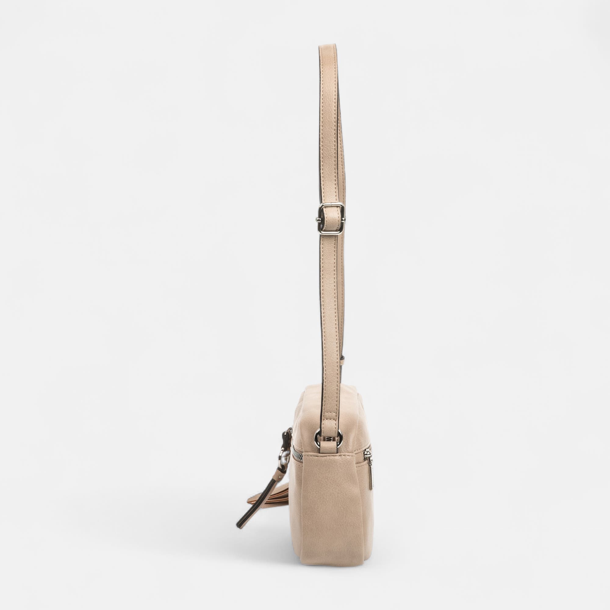 Sac bandoulière taupe