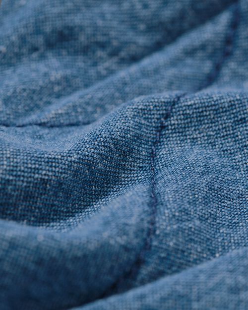 gilet enfant denim bleu