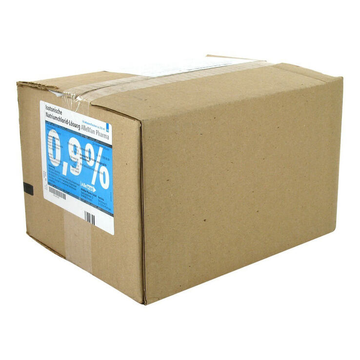 Kochsalzlösung 0,9% Plastikflasche, 10X250 ml