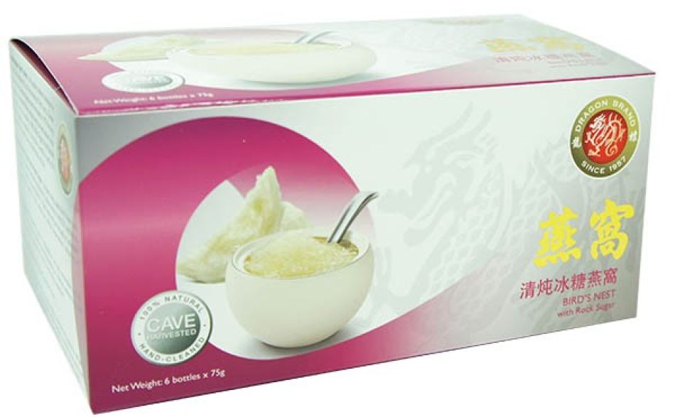 Dragon Vogelnest met Kandijsuiker 6x75g