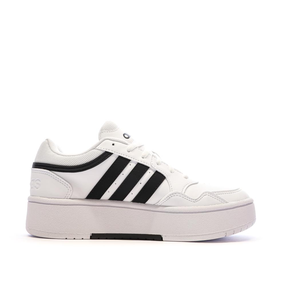 Adidas Baskets Blanches/Noires Femme Adidas Hoops 3.0