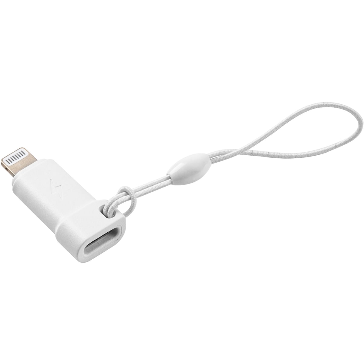 Sandstrøm USB-C to Lightning kabeladapter (hvit)