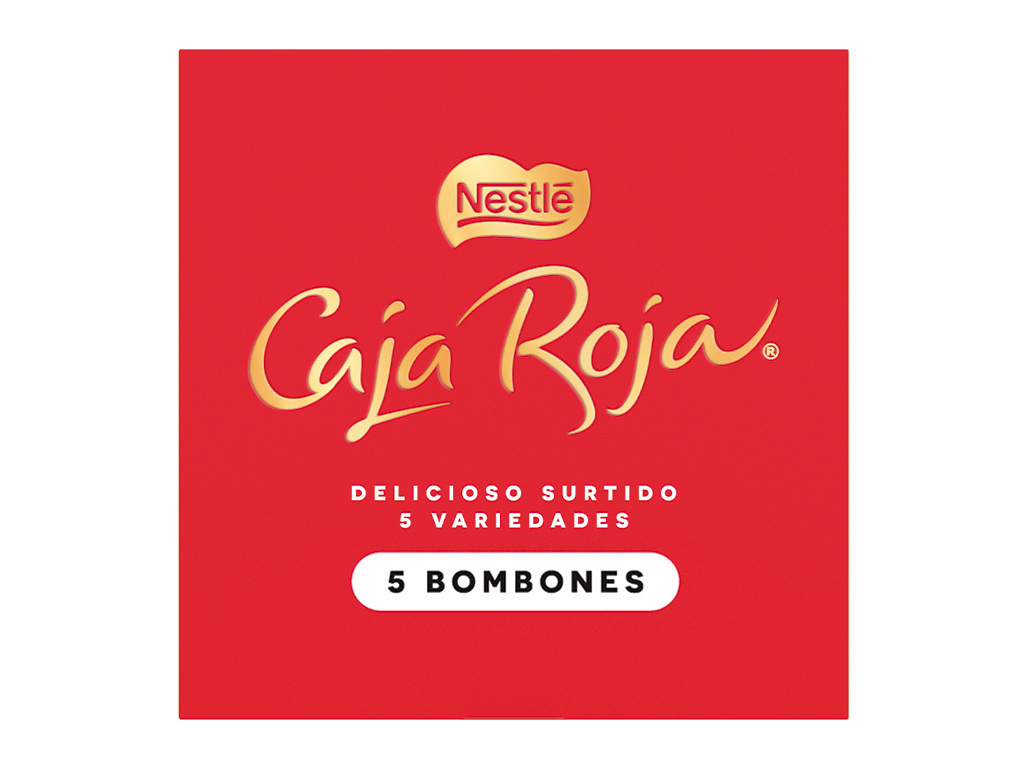BOMBONS DE CHOCOLATE CAJA ROJA 43G