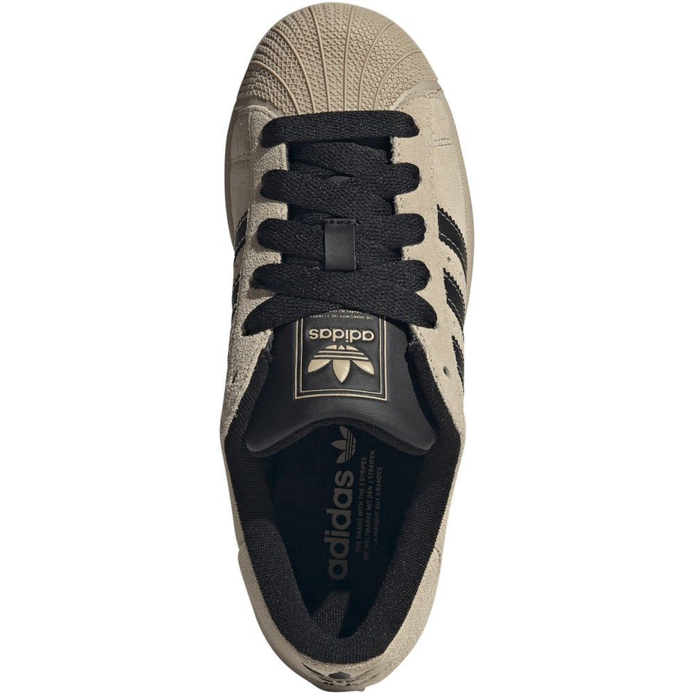 Køb adidas Originals Stone Khaki/Core Black/Stone Khaki Superstar Ii J Sneakers