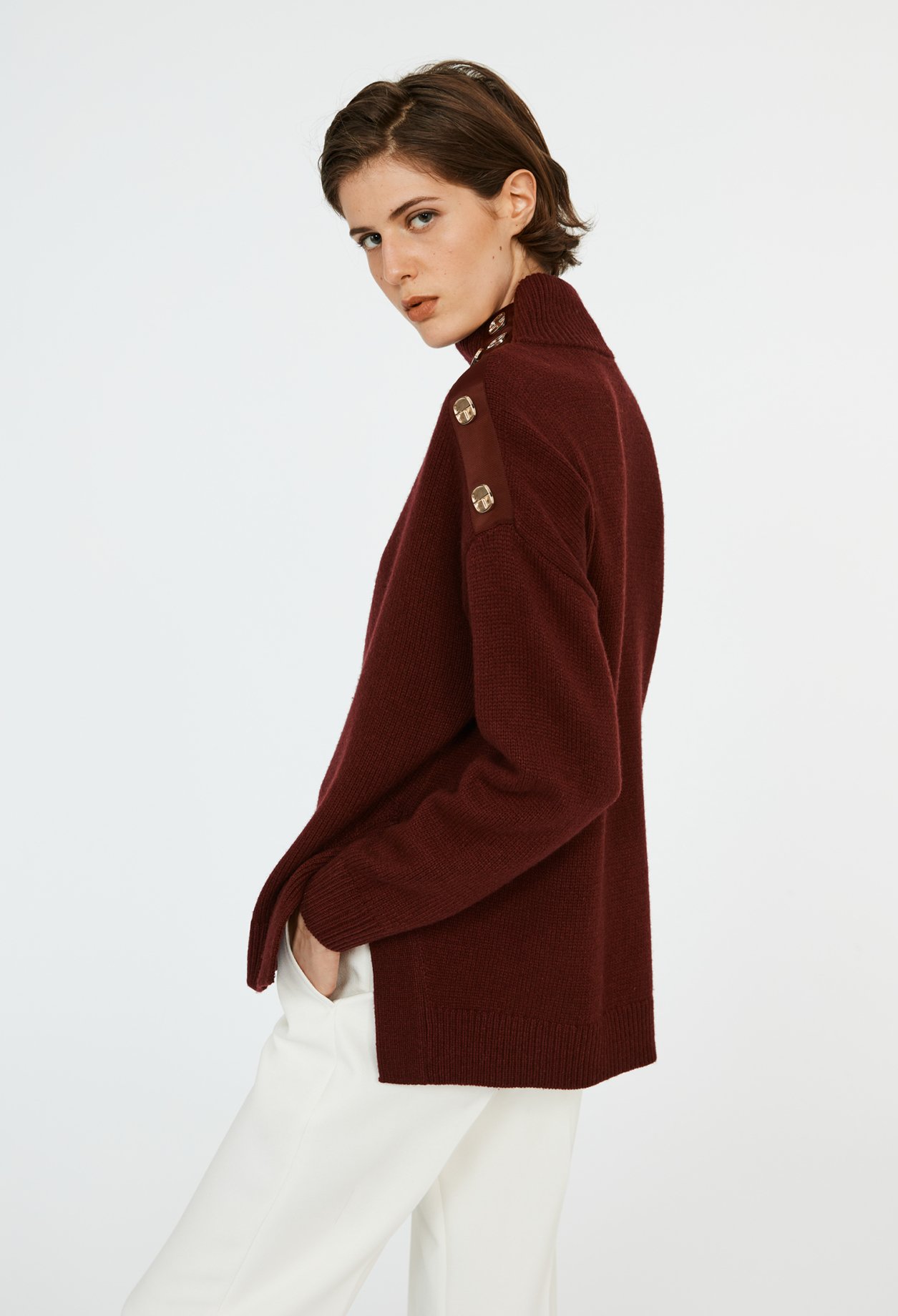 Pull oversize laine