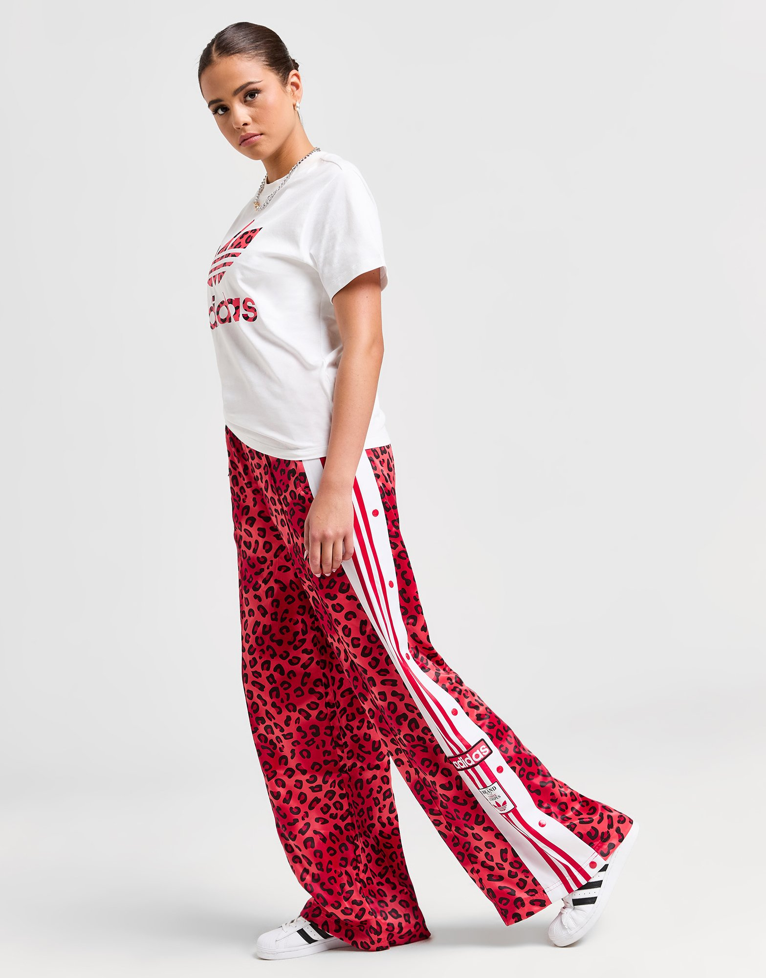 adidas Originals Pantalon de jogging jambes larges adidas Originals Leopard Luxe Adibreak