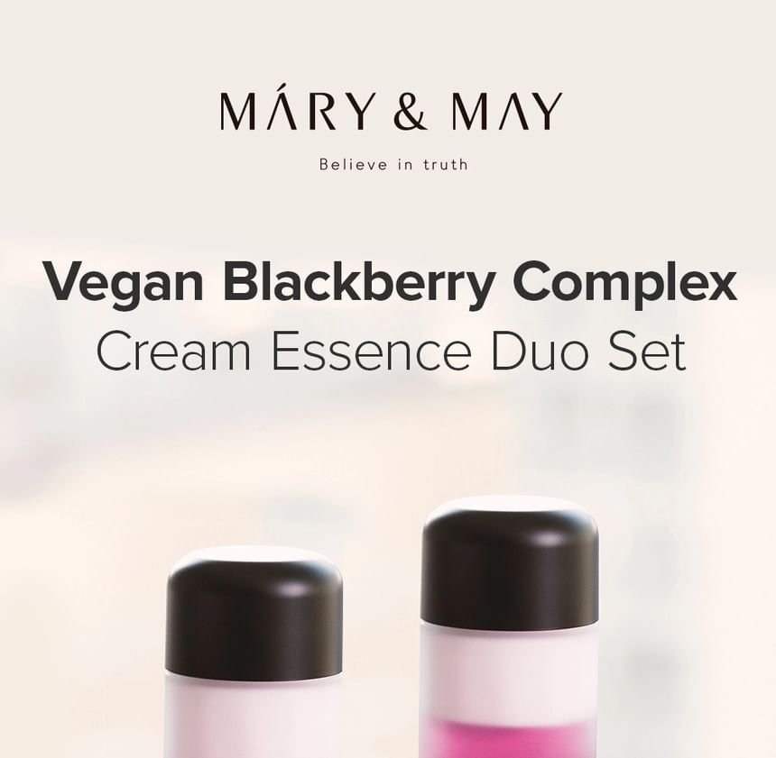 Mary&May - Vegan Blackberry Complex Cream Essence Duo Set