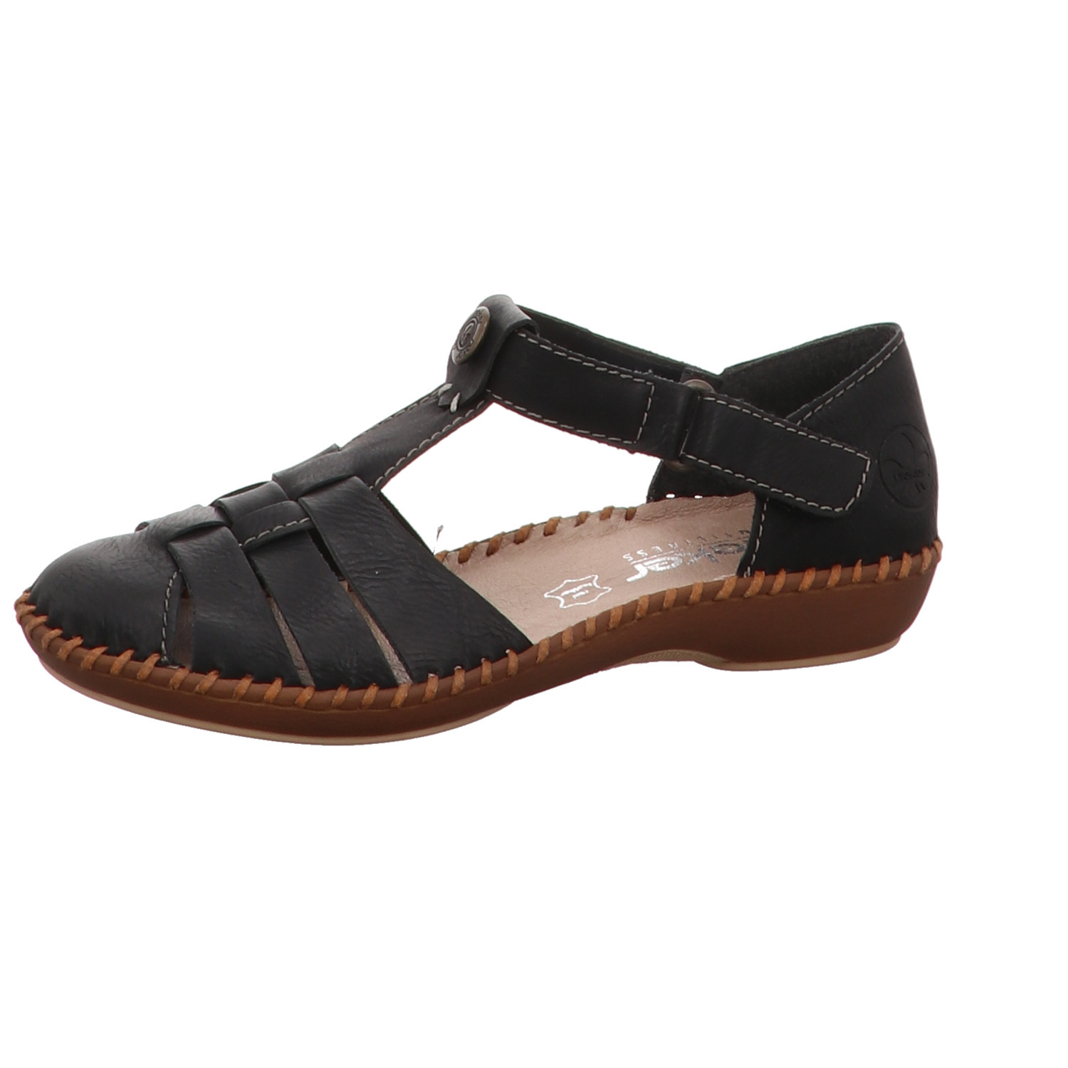 Rieker Sandalette schwarz schwarz