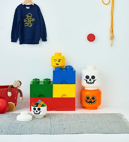 LEGO? Storage Opbevaringsboks - Stor - Hoved - 27 cm - Skelet