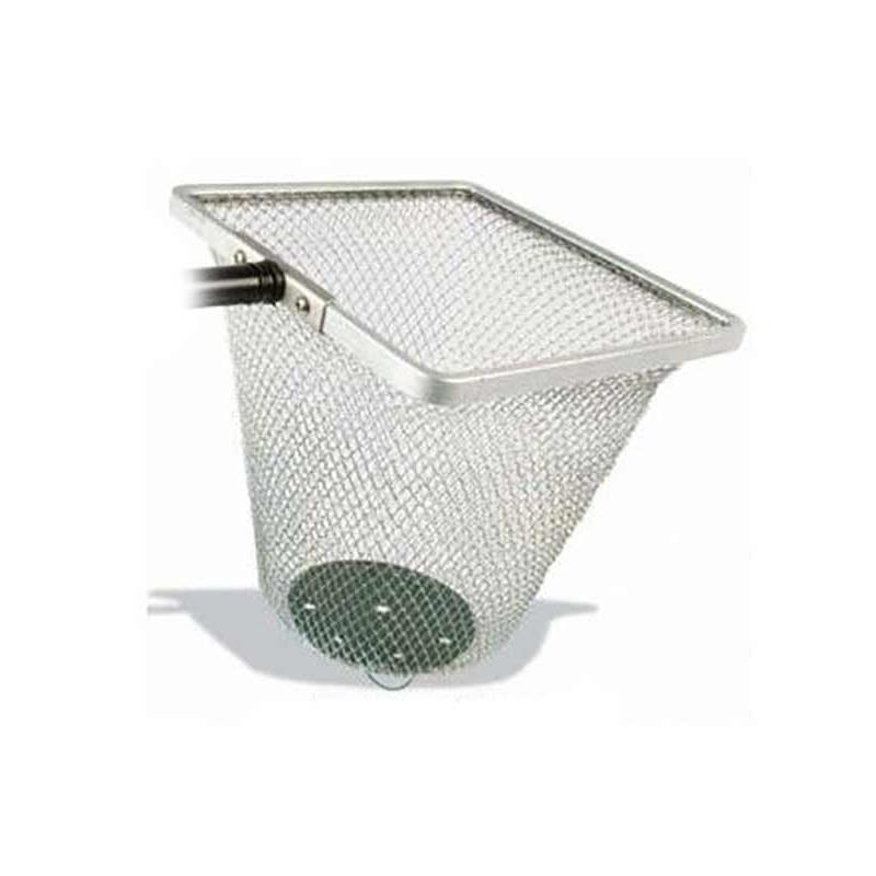Tête Epuisette Carrée Inox Amiaud Vivier Maille 7Mm