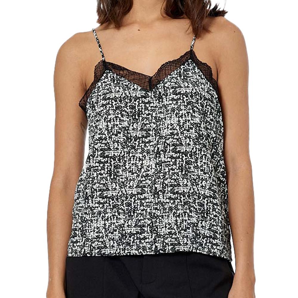 Kaporal Top Noir/Blanc Femme Kaporal Nany