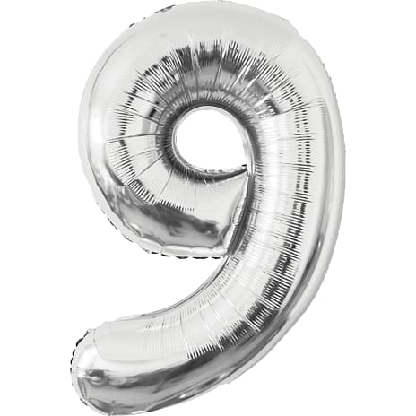 Salling folieballon 35 cm 9-tal - Flere varianter - Assorteret