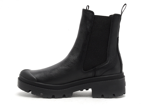Palladium boots bottine plates femme pallabase chelseal th noir