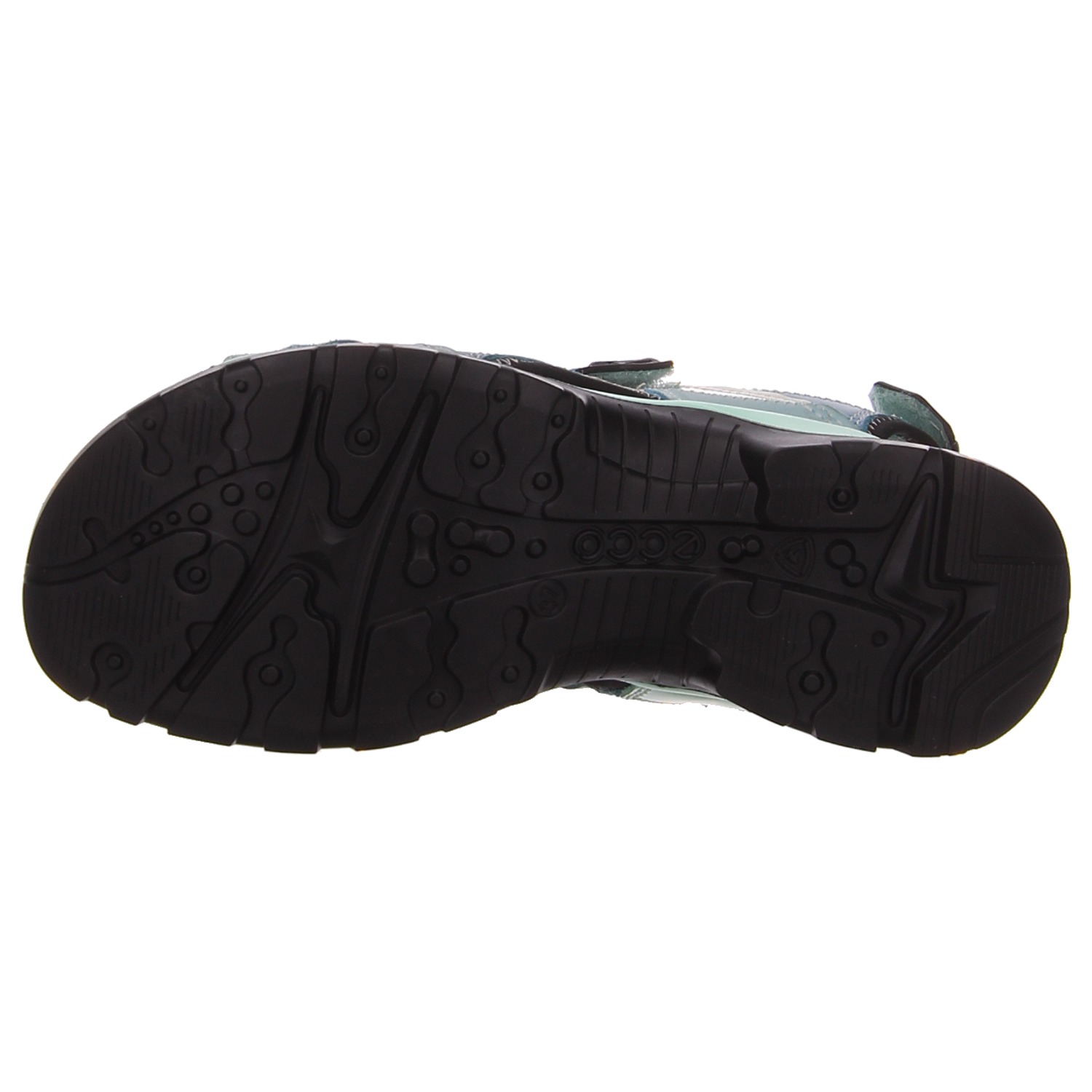 Ecco Damensandalette mutli blau