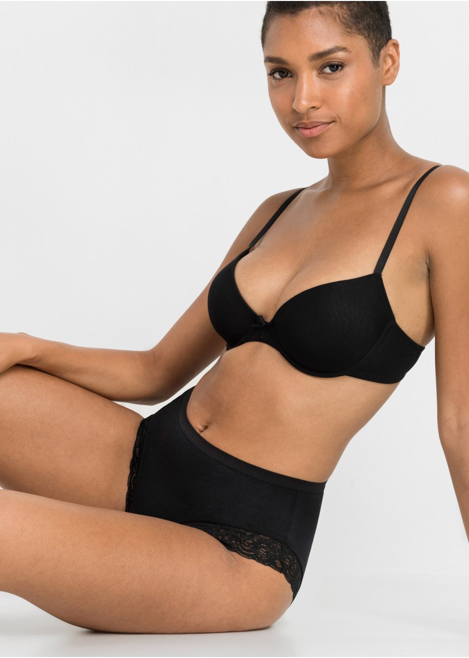 Lot de 4 slips taille haute