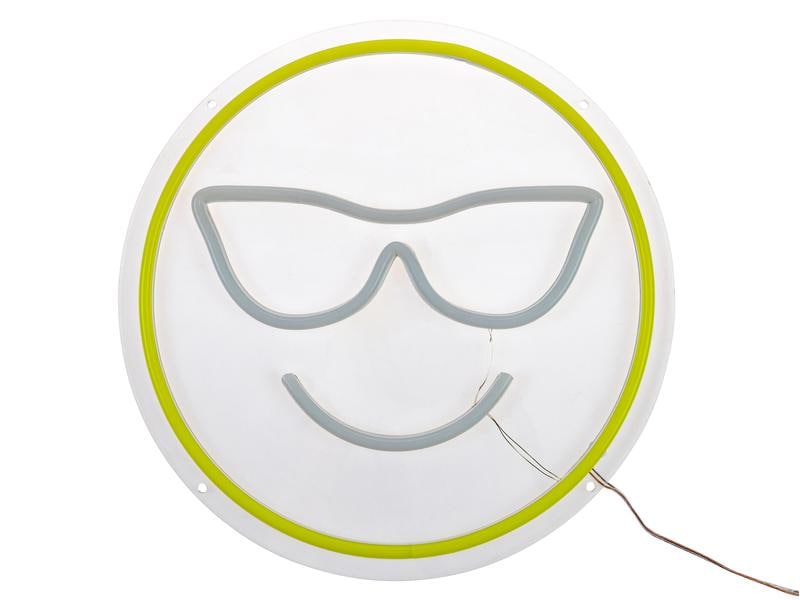 Vegas Lights LED Dekolicht Neonschild Sonnenbrille 30 x 30 Dekorative Innenbeleuchtung