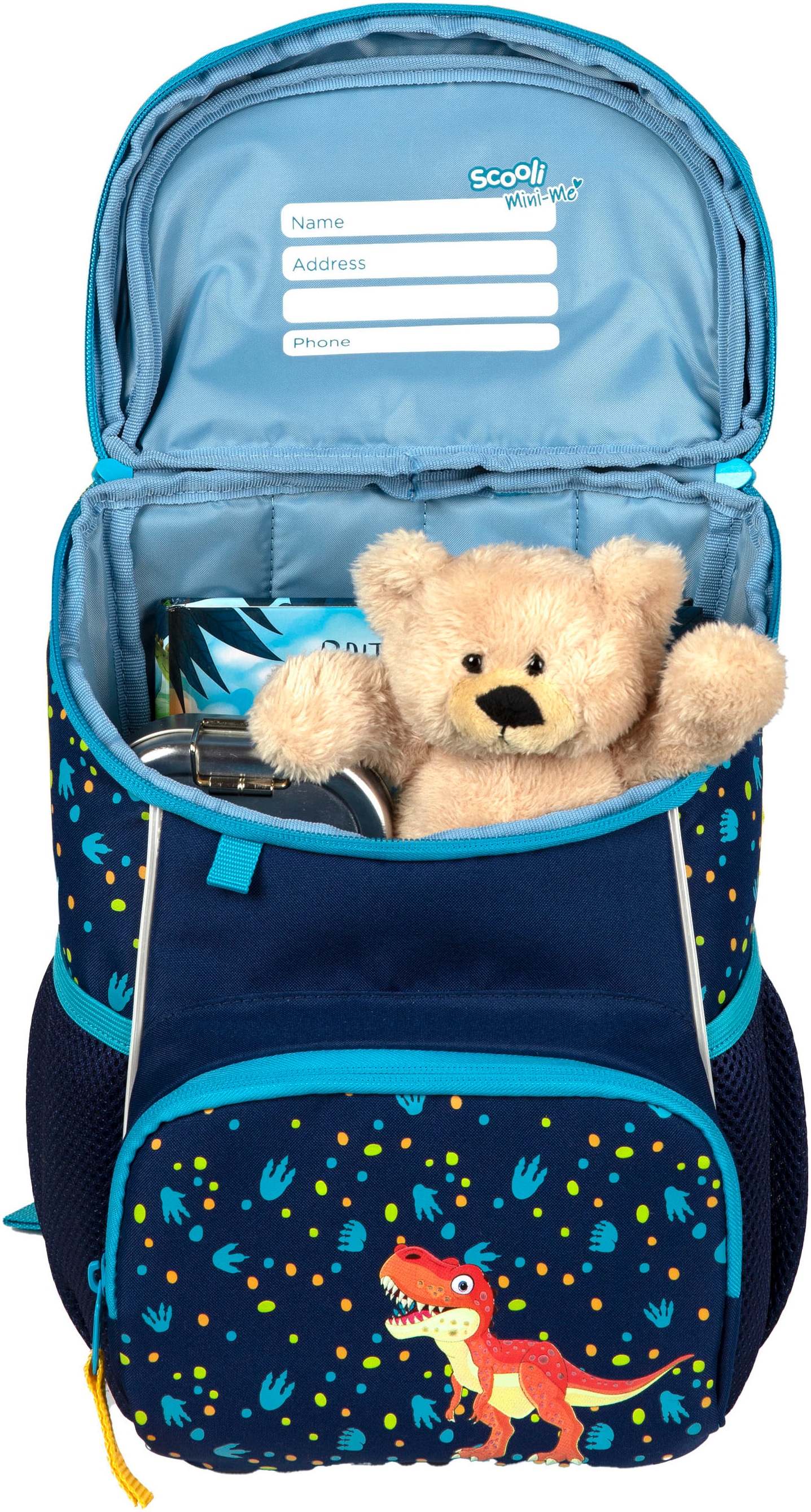 Scooli Kinderrucksack »Mini-Me, Domi Dino« Reflektoren