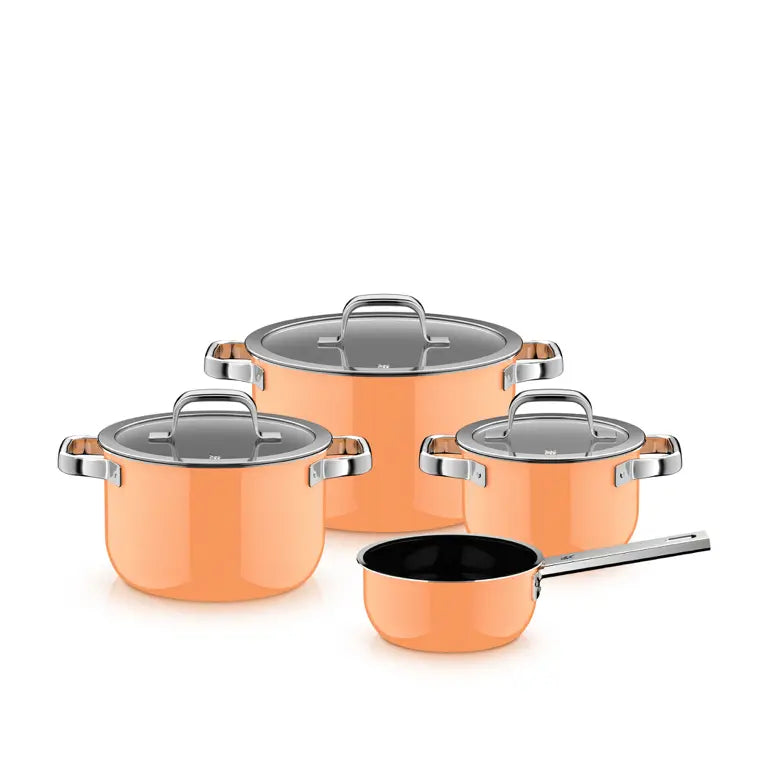 WMF Fusiontec 2.0 Mineral Pro Pannenset 4-delig - Oranje