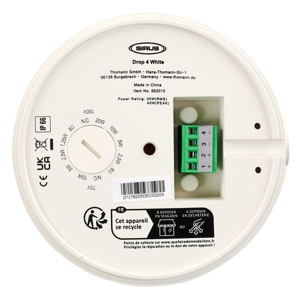Sirus Drop 4 White