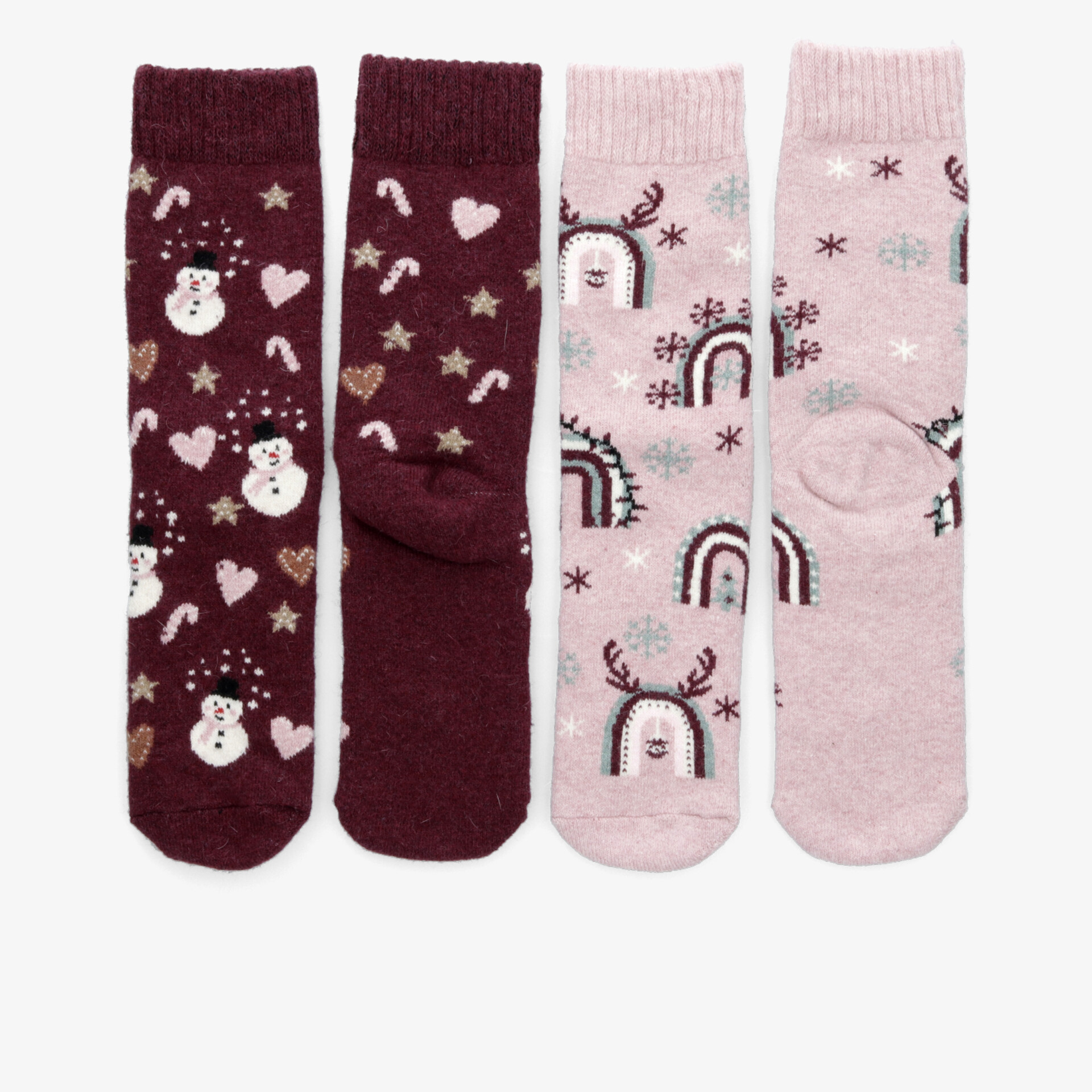 XSRY Damen Kuschelsocken mehrfarbig