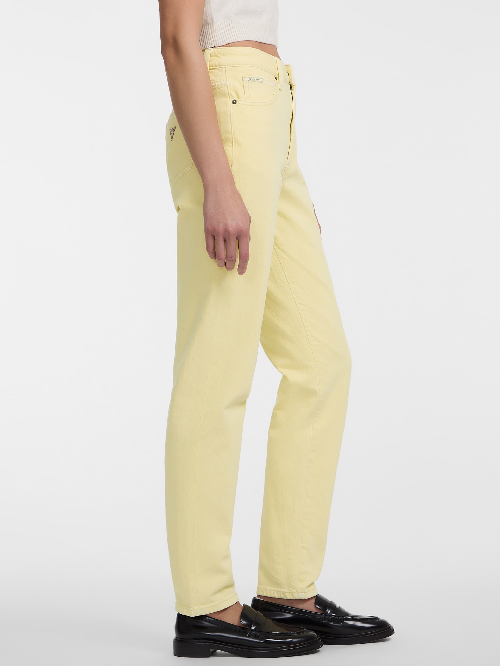 Calça jeans estilo mãe G06
