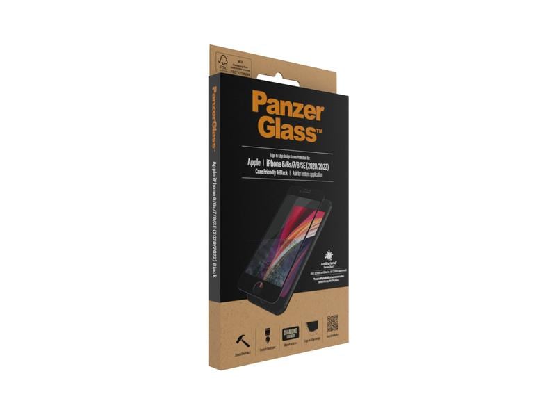 Panzerglass Displayschutz Case Friendly iPhone 6/6S/7/8/SE Display-Schutzfolie für das Apple iPhone 6/iPhone 6s/iPhone 7/iPhone 8/iPhone SE (2. Gen. / 2020)/iPhone SE (3. Gen. / 2022)