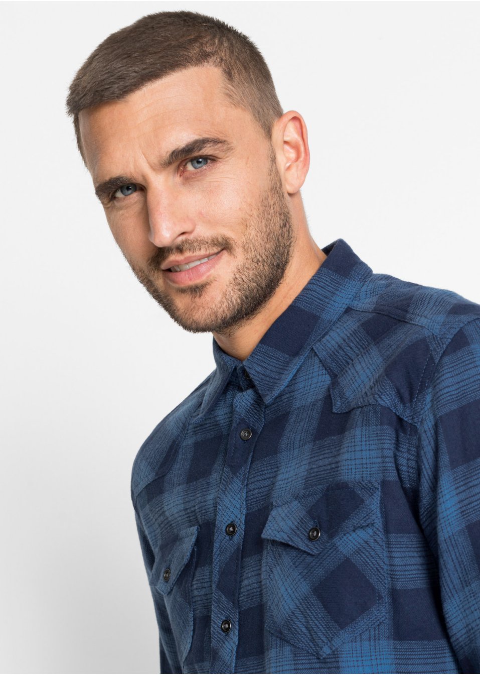 Chemise manches longues en flanelle