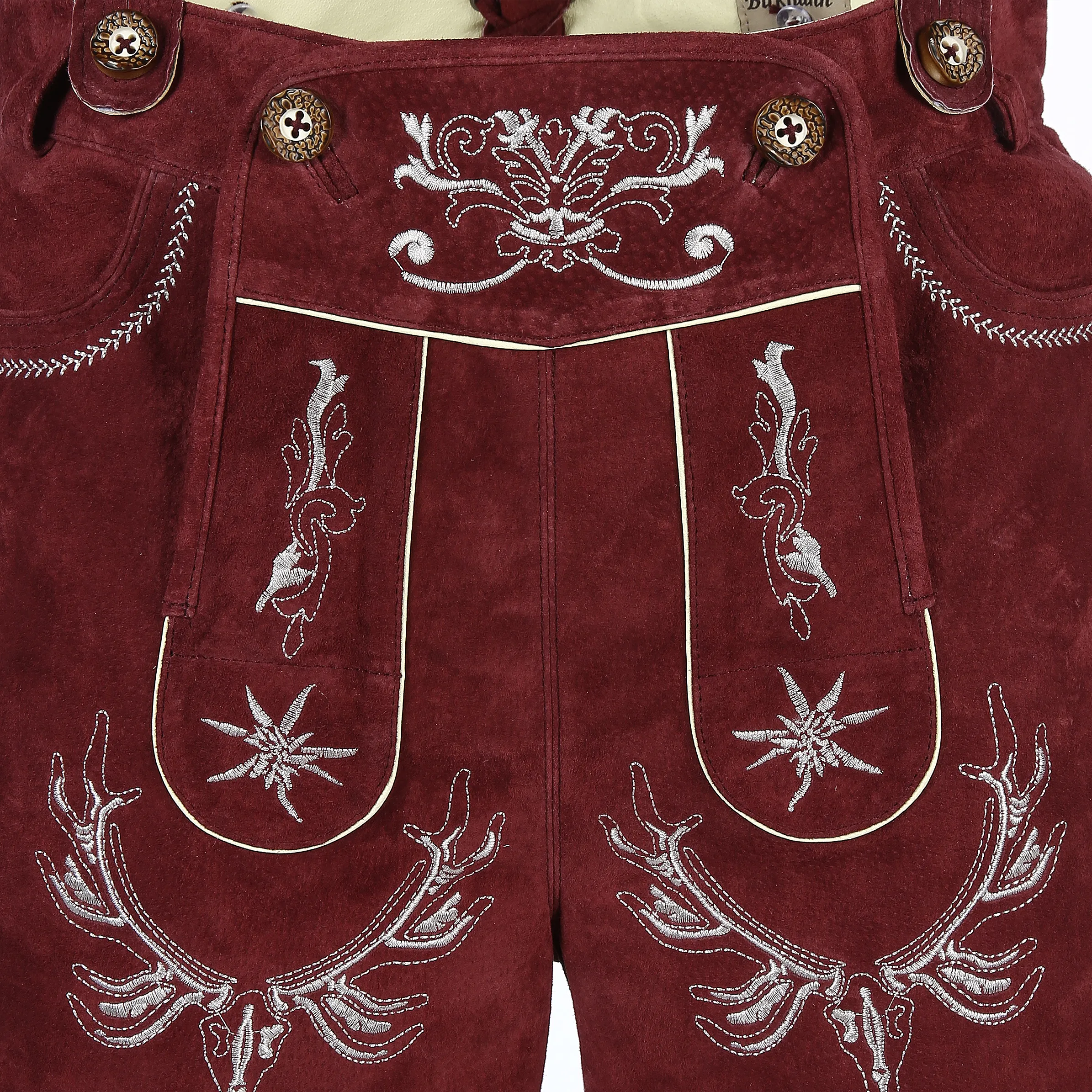 Herren Trachten Echtlederhose 
