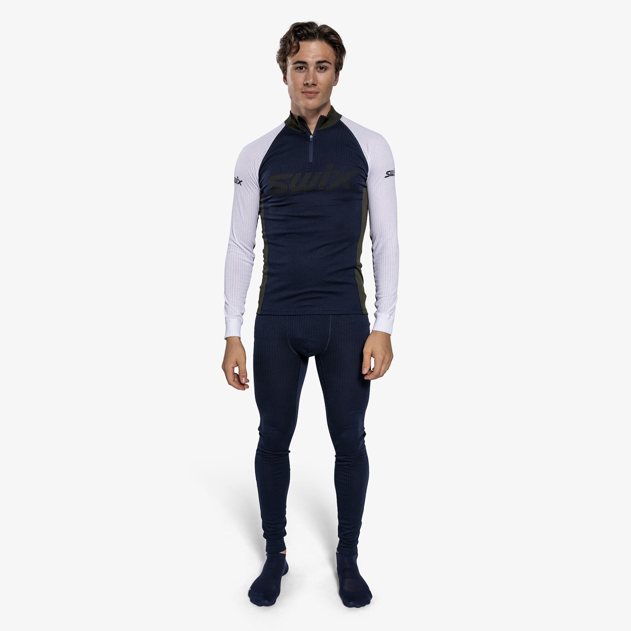Swix RaceX Classic Half Zip Dark Navy/Bright White