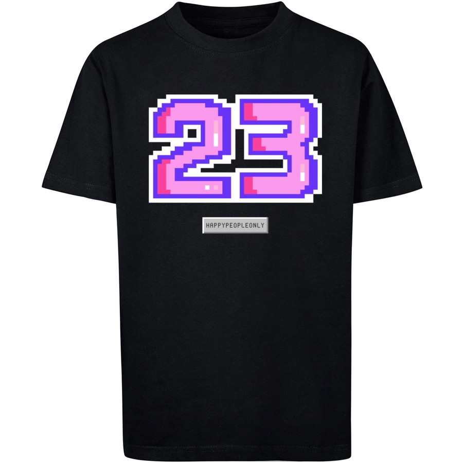 F4NT4STIC T-Shirt Pixel 23 pink schwarz