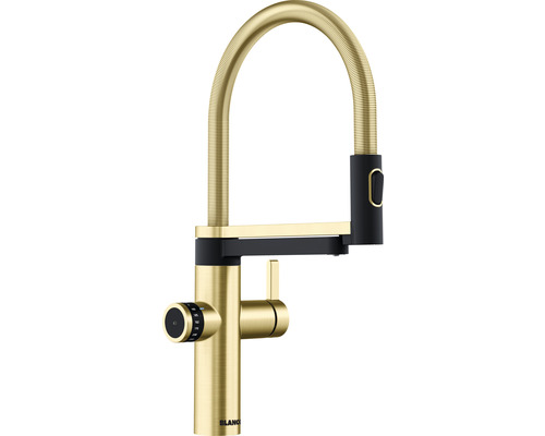 Blanco keukenkraan DRINK.FILTER EVOL-S PRO satijn goud mat 527430
