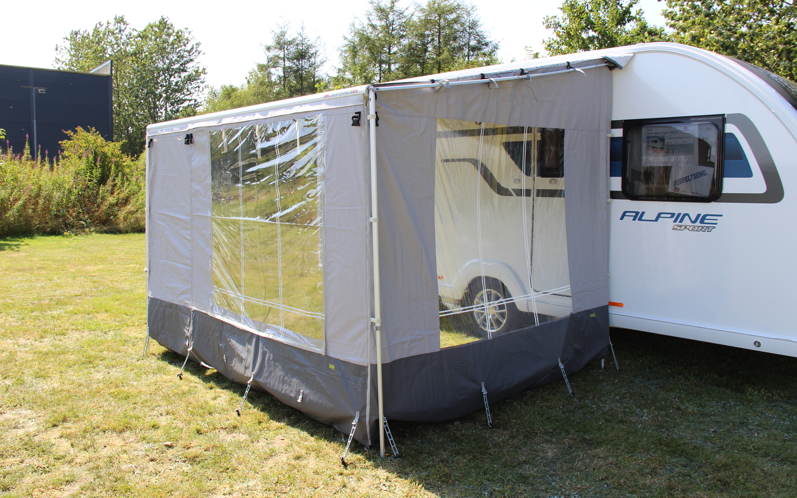 Wecamp Seitenwand für Sackmarkise 250, mit Klips - L/R