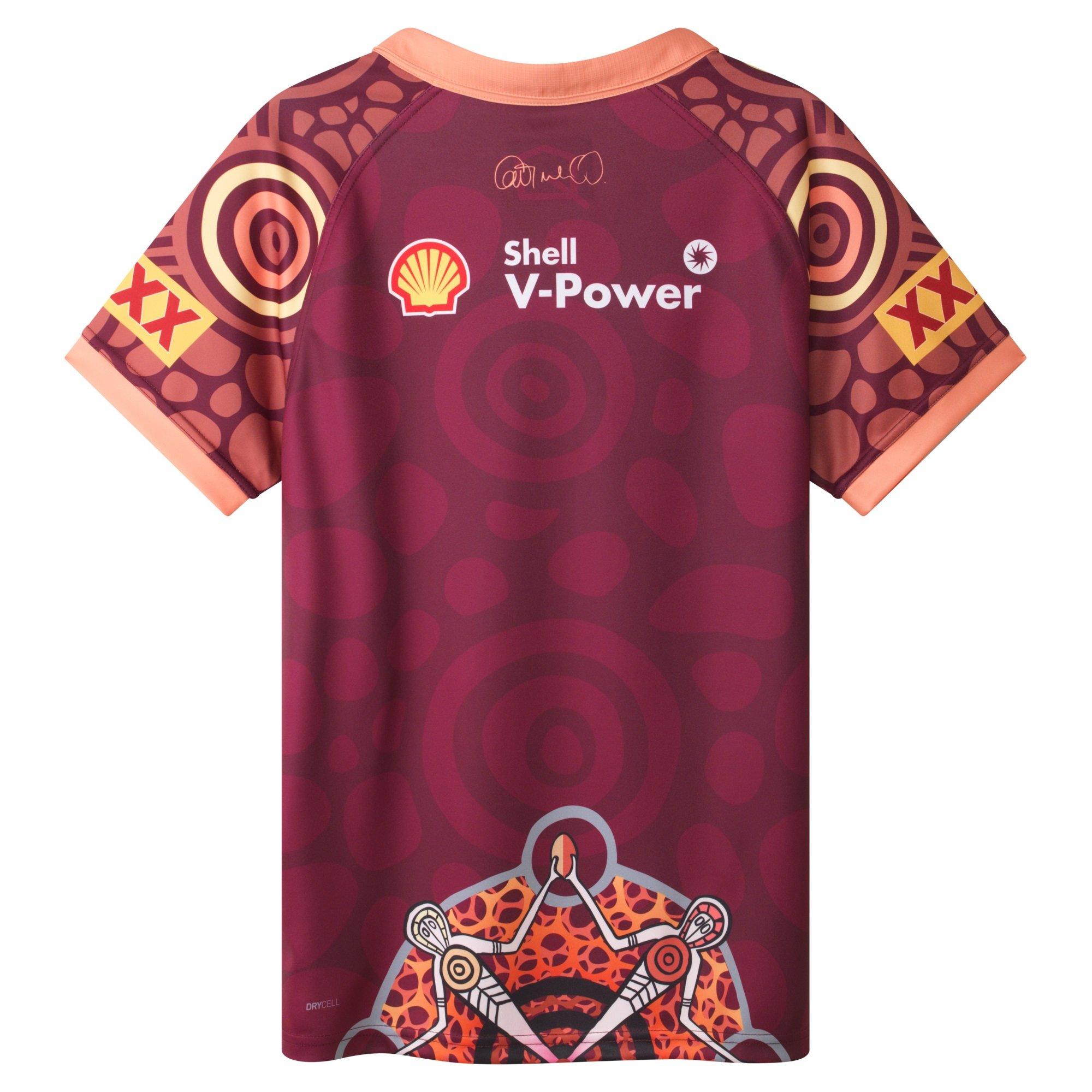 Puma Queensland Maroons Indigenous Shirt 2024 Adults