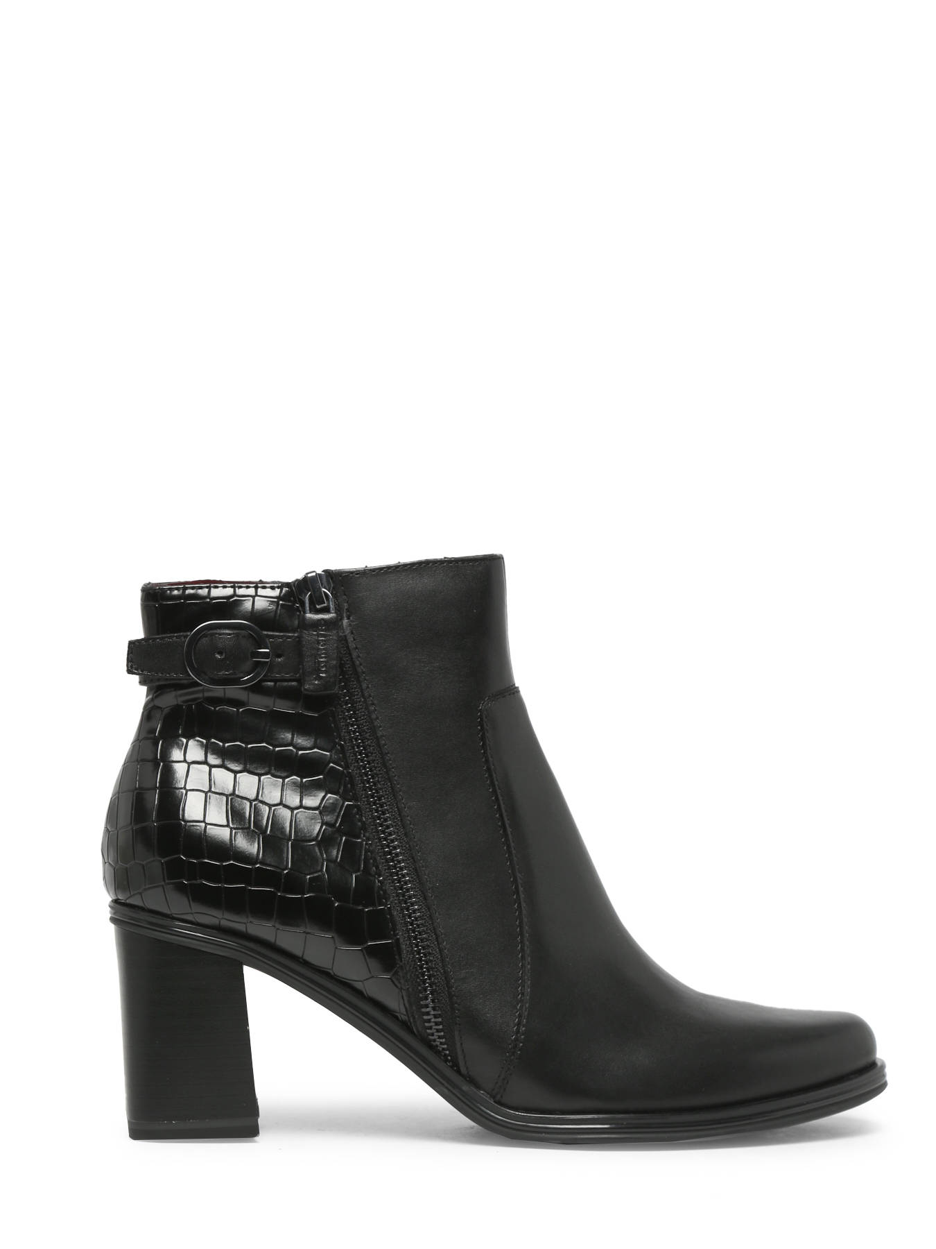 Bottines  talon en cuir TAMARIS