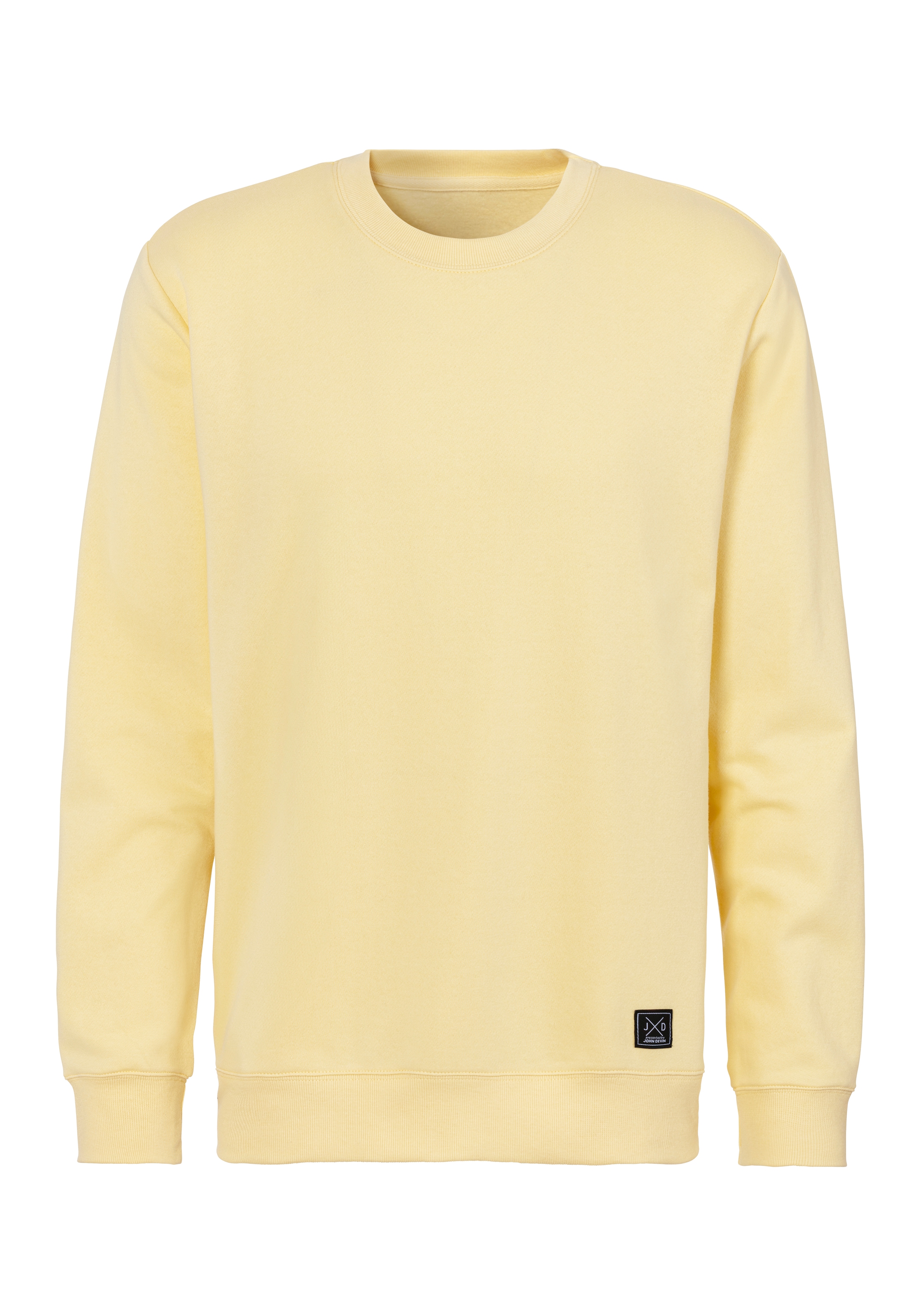 John Devin Sweatshirt , Langarm, Pullover mit Rundhals, Baumwollmischung