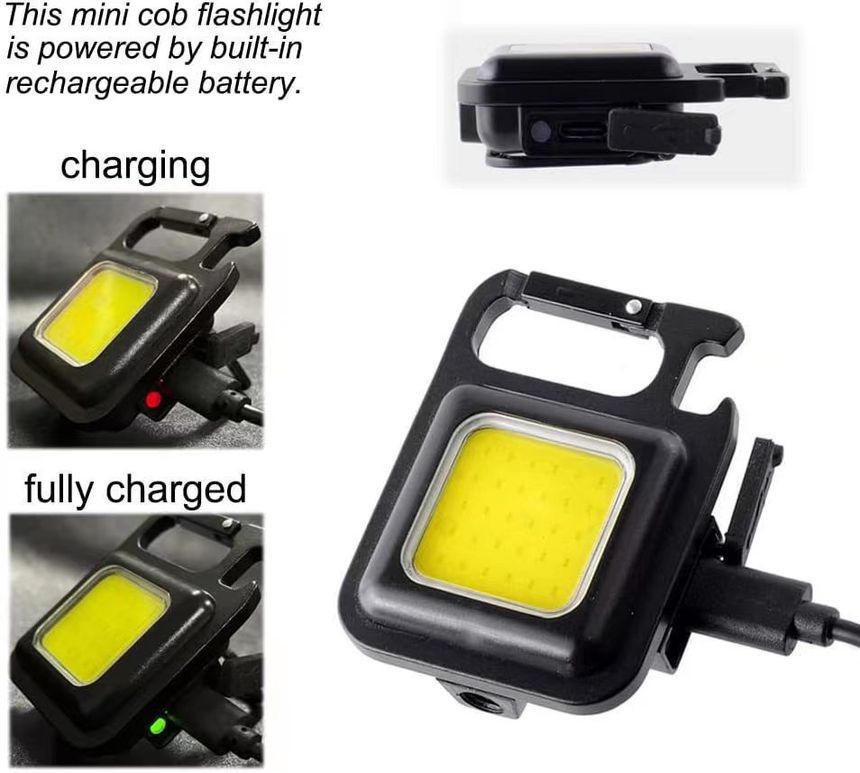 HOMTEC - USB oplaadbare draagbare COB-lamp