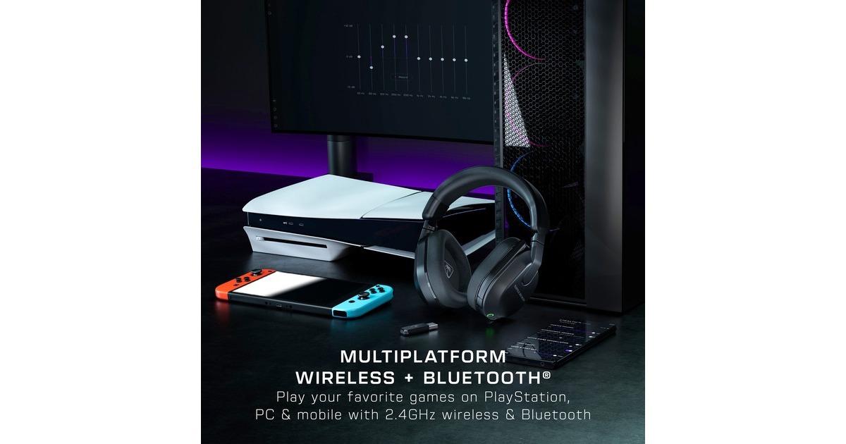 Turtle BeachStealth 600 Gen3 Wireless Multiplatform  over-ear gaming headset  (Zwart, Playstation, Bluetooth / 2,4GHz)