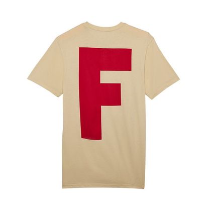 T-Shirt manches courtes Fox BIG F - Beige