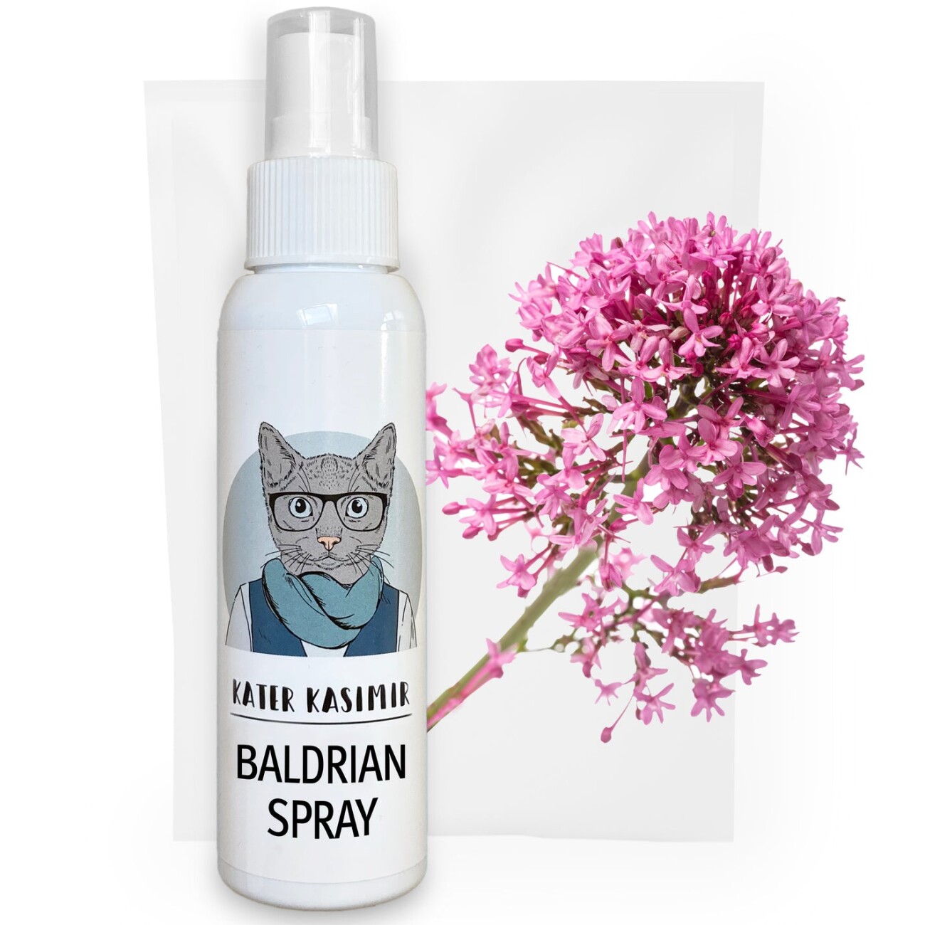 Kater Kasimir Baldrian Spray für Katzen, 100 ml im Pumpzerstäuber