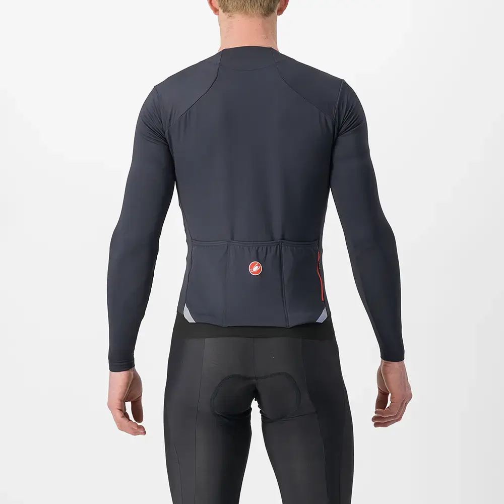Castelli Fly Fietsshirt Lange Mouwen Zwart Heren