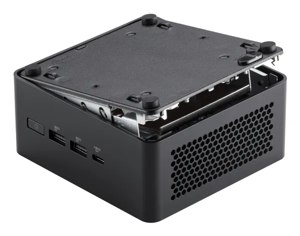 ASUS NUC 14 Pro RNUC14RVKU500000I - Barebone - mini PC 1 x Core Ultra 5 125H / op til 4.5 GHz - RAM 0 GB - Intel Arc Graphics - IEEE 802.11ax (Wi-Fi 6E), Bluetooth 5.3, Gigabit Ethernet, 2.5 Gigabit Ethernet - sort