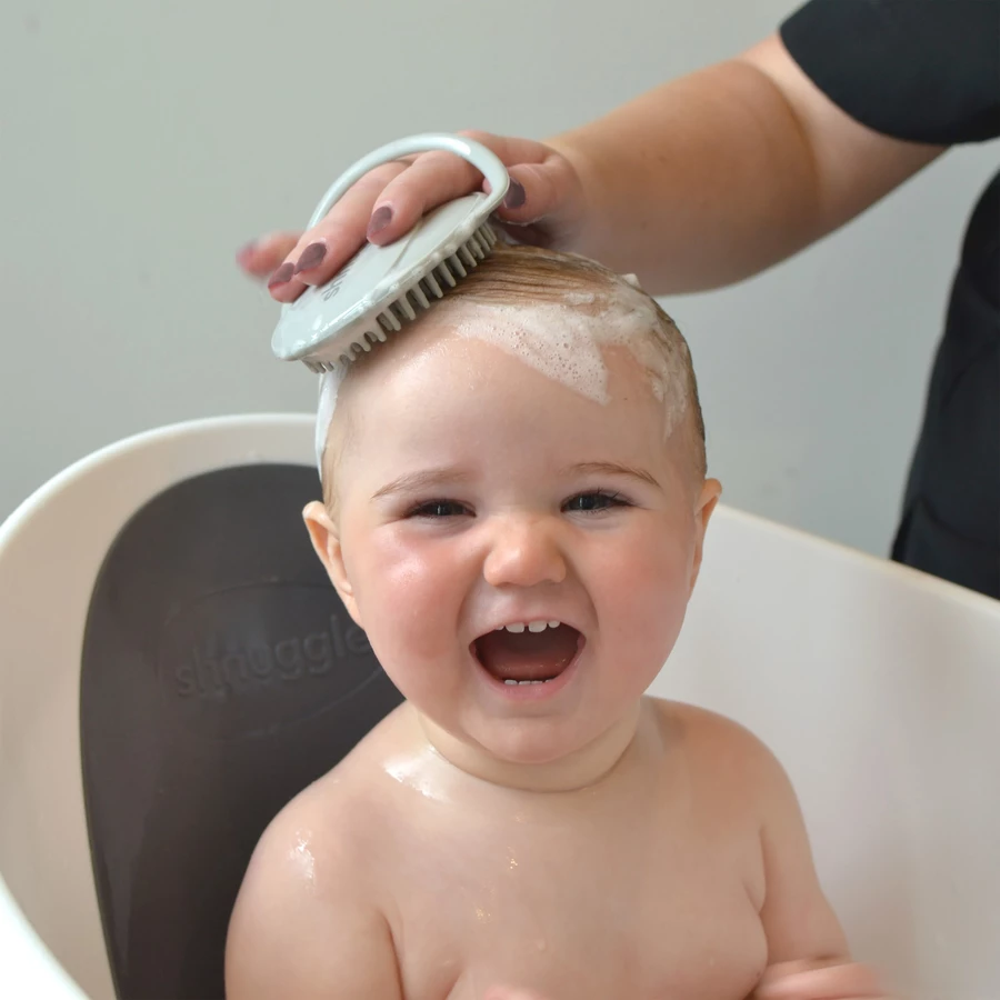 shnuggle Badeutensilien Shnuggle Badebürste grau